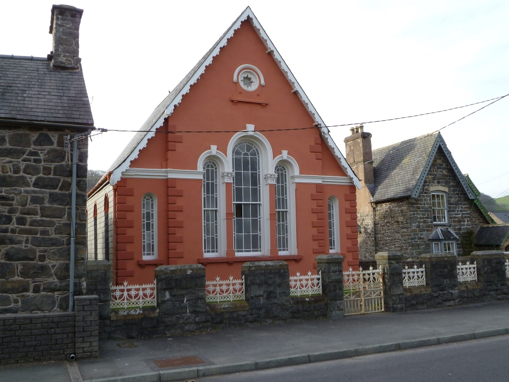 Montgomeryshire Genealogical Society - cemmaes village chapel 20140224 1214213365